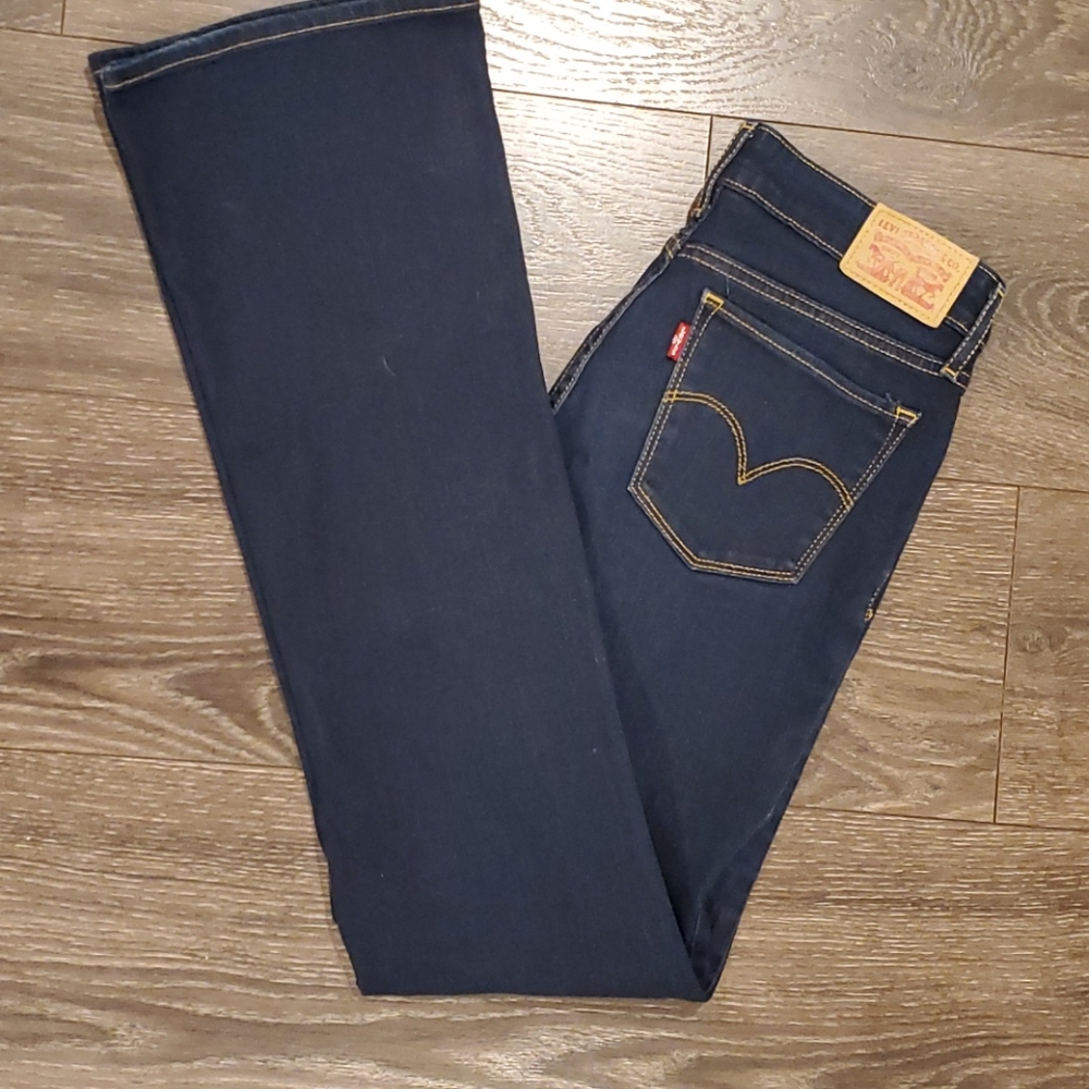 ❤ LEVI'S 715 BOOTCUT JEANS, 6 (28) - Picture 8 of 10
